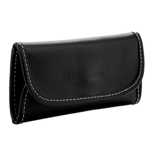 BH Cosmetics Face Essentials To Go 3 Piece Makeup Brush Set w/ Travel Case - Picture 2 of 4